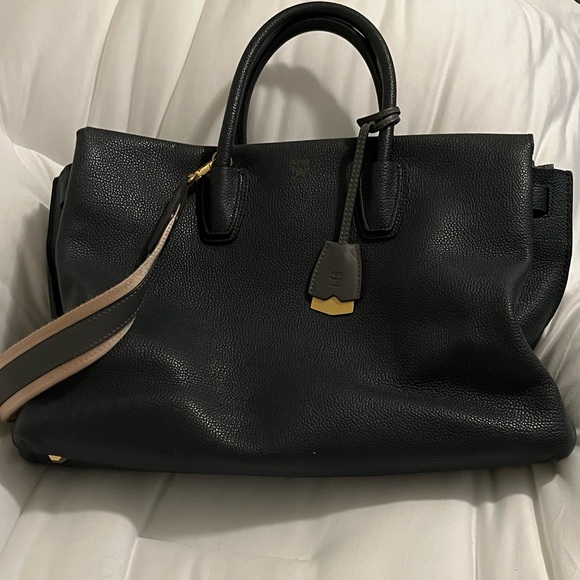 MCM Handbags - MCM Phantom Gray Milla Tote